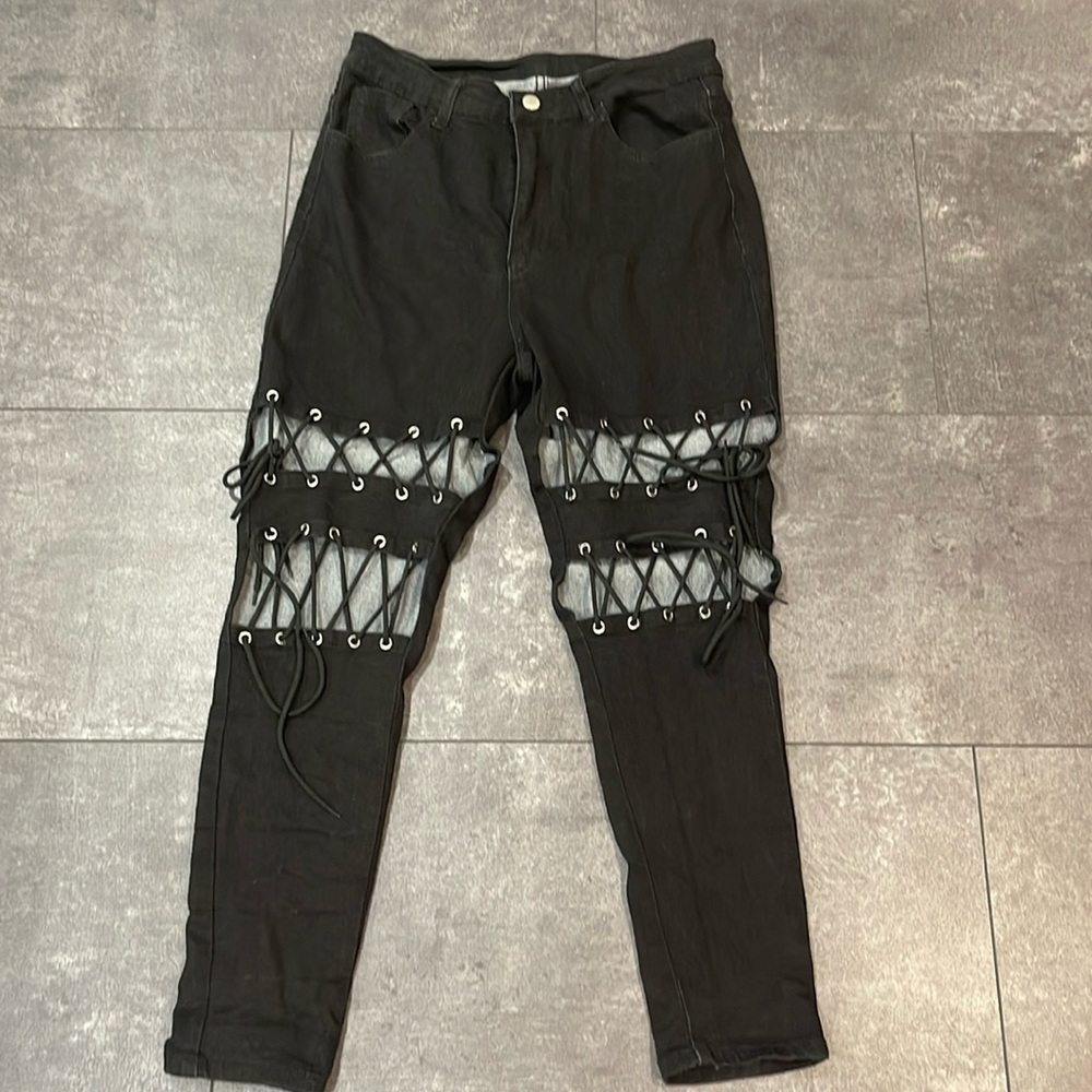SHEIN curve OXL black jeans